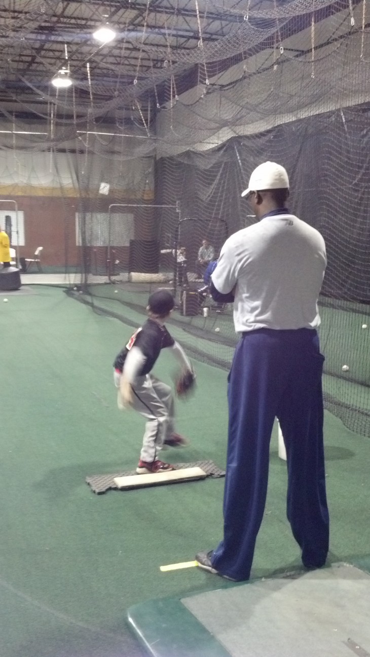 Marvin Freeman working with Turner Doran
