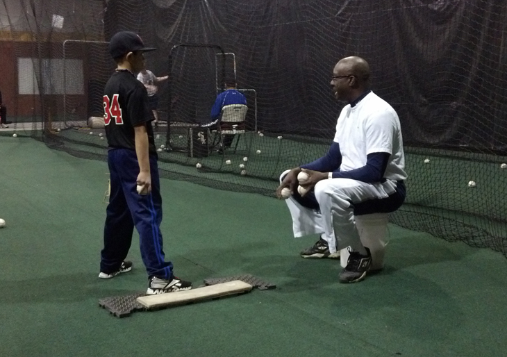 Marvin Freeman works with Michael Ascencio
